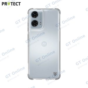Coque Silicone Renforcée PROTECT pour Motorola Moto G04/Moto E14/Moto G04s Transparent — vue 2