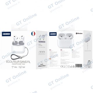 Écouteurs sans fil Bluetooth intra-auriculaires JELLICO AirBlue Pro 2 — blanc