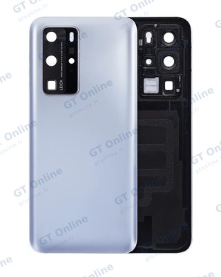 Vitre arrière pour Huawei P40 Pro (argent mat)