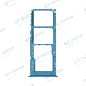 Tiroir Sim Premium Samsung Galaxy A12 A125/Galaxy A12 Nacho A127 Bleu