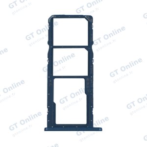 Tiroir Sim Premium Huawei Y6 2019 Honor 8A Bleu