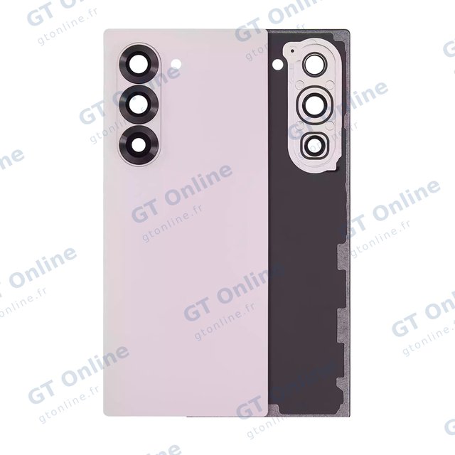 Vitre arrière pour Samsung Galaxy Z Fold 6 5G (pack service origine, rose)
