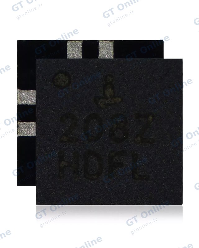 Pièce à microsouder pour Apple MacBooks (INTERSIL: ISL6208CRZ / ISL208Z / 208Z: QFN-8 Pin)