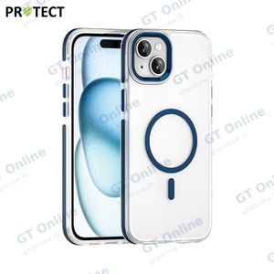 Coque de Protection MagSafe MS01 PROTECT pour Apple iPhone 15 Plus Bleu