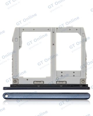 Tiroir SIM pour LG K40 / K12 Plus (noir)