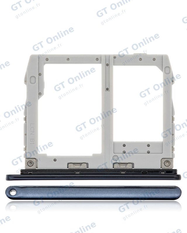 Tiroir SIM pour LG K40 / K12 Plus (noir)