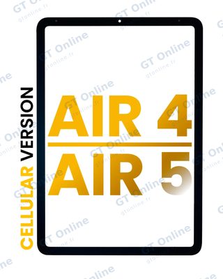 Vitre d’écran pour Apple iPad Air 4 (2020) / iPad Air 5 (2022) (Cellular, Glass Separation Required, premium, toutes couleurs)