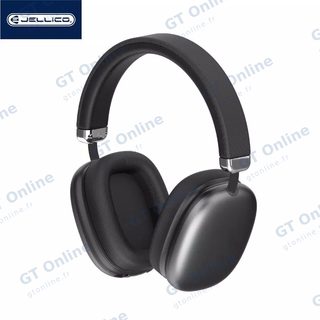 Casque audio sans fil Bluetooth JELLICO HD1 — noir