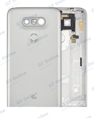 Vitre arrière pour LG G5 (Generic, argent)