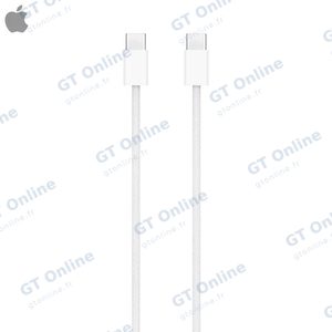 Câble Data USB-C vers USB-C Apple MQKJ3ZM/A 60W (1m) Blanc