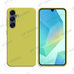 Coque Silicone Compatible pour Samsung Galaxy A16 5G A166/Galaxy A16 4G A165 (#6) Jaune