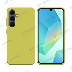 Coque Silicone Compatible pour Samsung Galaxy A16 5G A166/Galaxy A16 4G A165 (#6) Jaune