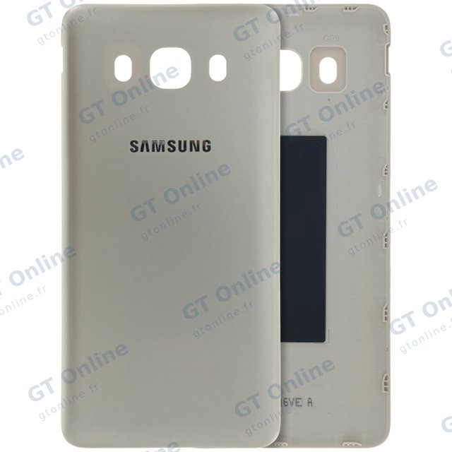 Vitre arrière pour Samsung Galaxy J5 (J510 / 2016) (pack service origine, or)