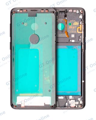 Châssis pour Samsung Galaxy S9 Plus (avec petits composants, noir Midnight Frame)