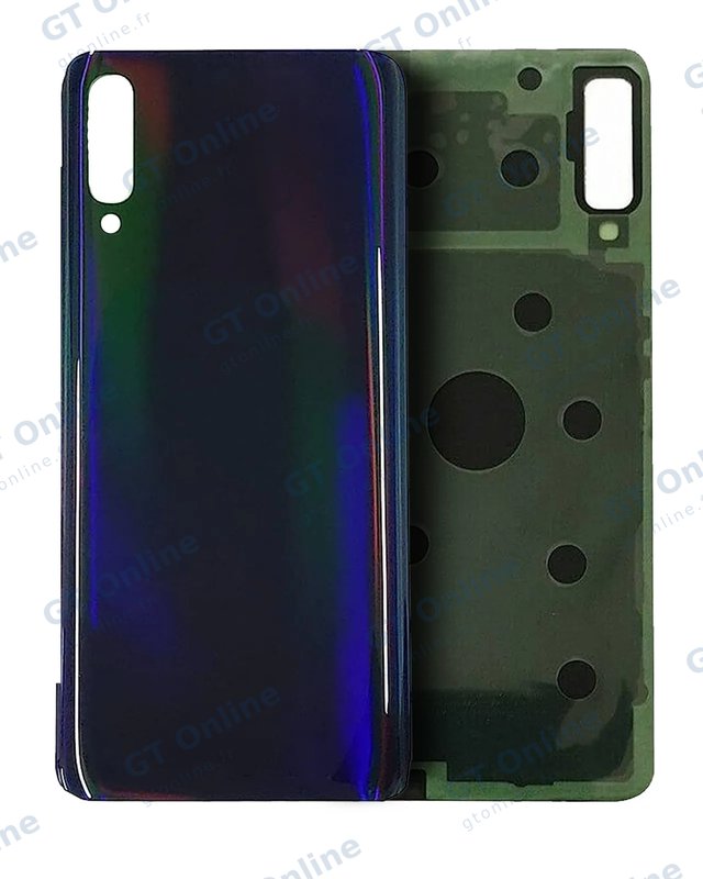 Vitre arrière pour Samsung Galaxy A70 (A705 / 2019) (pack service origine, noir)
