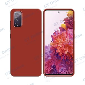 Coque Silicone Compatible pour Samsung Galaxy S20 FE 5G G781/Galaxy S20 FE 4G G780 (#1) Rouge