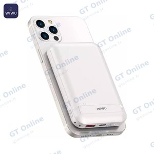 Batterie Externe Power Bank Sans Fil Magnétique Wiwu SC1000 Snap Cube 10000mAh 22.5W (avec Câble USB vers — vue 2