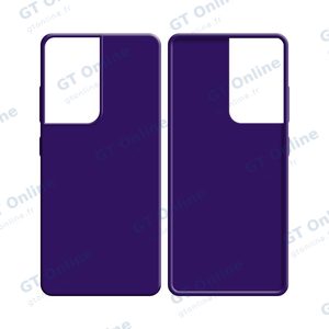 Coque Silicone Compatible pour Samsung Galaxy S21 Ultra 5G G998 (#7) Mauve — vue 2