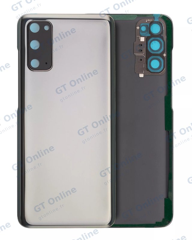 Vitre arrière pour Samsung Galaxy S20 5G (pack service origine, Cosmic Gray)