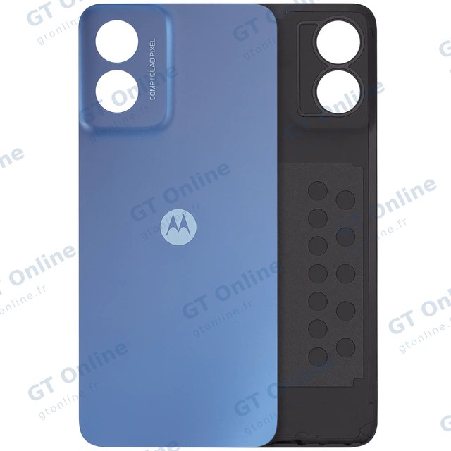 Vitre arrière pour Motorola Moto G Play (XT2413 / 2024) (premium, Coronet Blue)