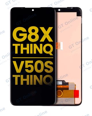 Écran OLED principal sans châssis pour LG G8X ThinQ / V50S ThinQ 5G (reconditionné, toutes couleurs)