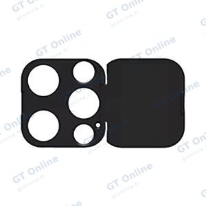 Protection Lentille avec Cache Camera Apple iPhone 12 Pro Max Noir