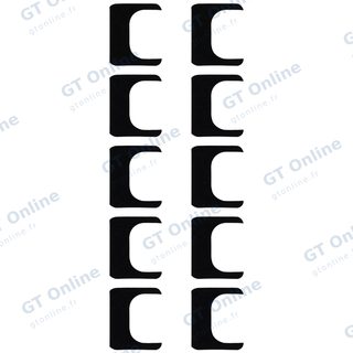 Coussinet de capteur de proximité avec adhésif pour Apple iPhone 6 / 6S / 6 Plus / 6S Plus (lot de 10)