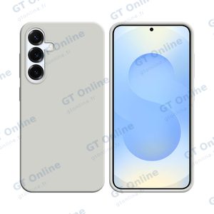 Coque Silicone Compatible pour Samsung Galaxy S25 Plus S936 (#9) Blanc