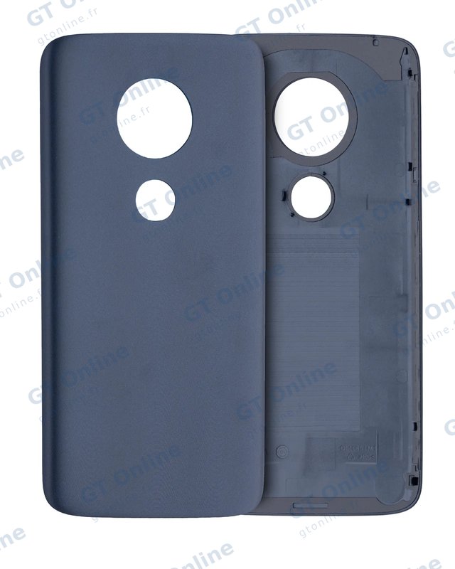 Vitre arrière pour Motorola Moto G7 Play (XT1952 / 2019) (Deep indigo, version US)