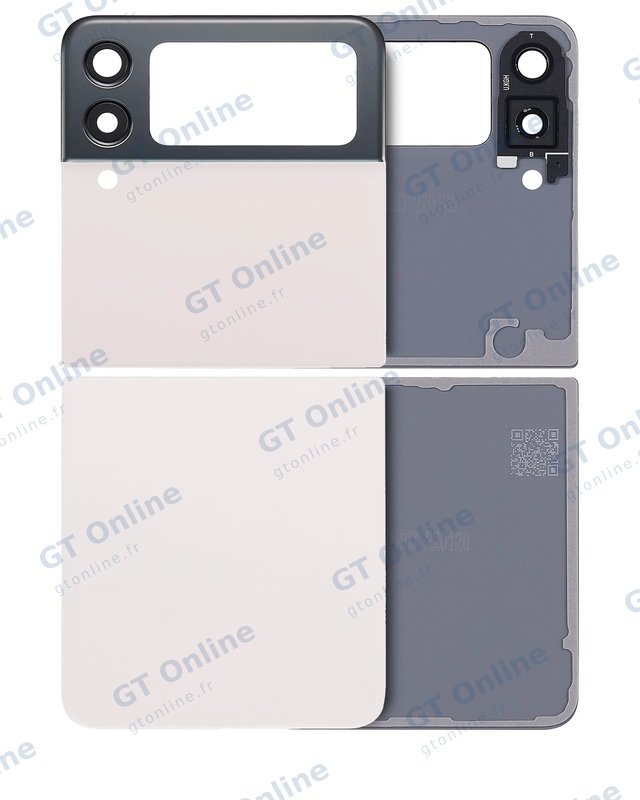 Vitre arrière pour Samsung Galaxy Z Flip 3 5G (compatible premium, blanc)