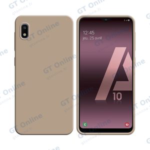 Coque Silicone Compatible pour Samsung Galaxy A10 A105 (#18) Rose Gold