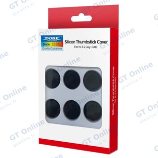Capuchons en silicone pour manette Nintendo Switch / Switch 2 DOBE TNS-31110 — noir