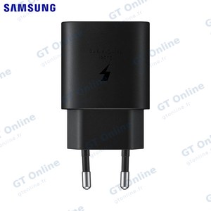 Chargeur Secteur USB-C Samsung TA800NB GP-PTU021SOABQ PD 25W Bulk Noir