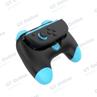 Grips pour manettes gauche/droite de Nintendo Switch 2 DOBE TNS-3163 (lot de 2) — bleu/orange