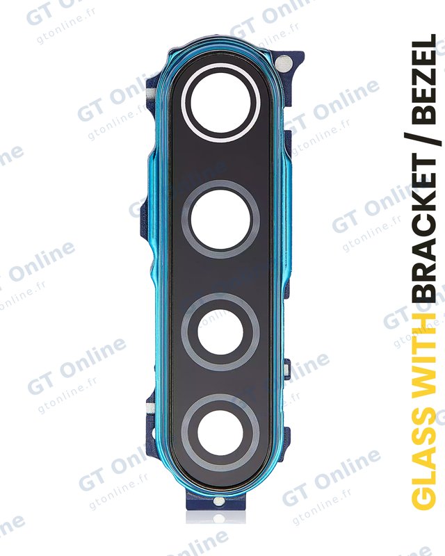 Lentille de caméra arrière avec support et anneau pour Xiaomi Redmi Note 8T (Neptune Blue)