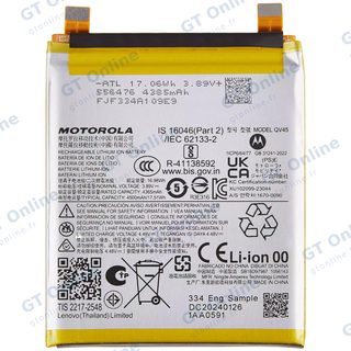 Batterie pour Motorola Moto Edge 50 Ultra (XT2401-2 / 2024) (QV45)