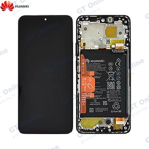 Bloc Écran Complet avec Châssis et Batterie Original Huawei Nova 12i 02355XBW Noir