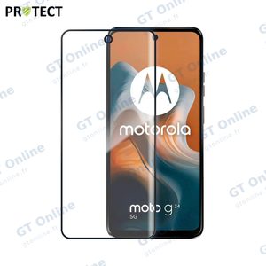 Verre Trempé Intégral PROTECT pour Motorola Moto G34 5G Noir