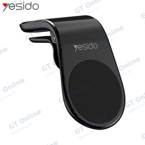 Support Smartphone Magnétique pour Voiture Yesido C64 (Grille d'Aération) Noir