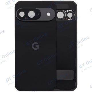 Vitre arrière avec protection des objectifs pour Google Pixel 9 (origine d’occasion, grade A, Obsidian)