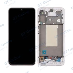 Écran Tactile Oled avec Châssis Samsung Galaxy A56 5G A566 Rose