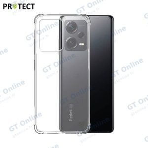Coque Silicone Renforcée PROTECT pour Xiaomi Redmi Note 12 Pro+ 5G Transparent