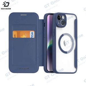 Housse de Protection Skin X Pro Dux Ducis pour Apple iPhone 14 Pro MagSafe Bleu — vue 3