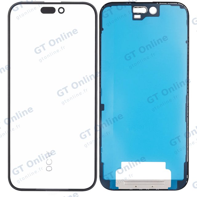 Vitre d’écran avec OCA pour Apple iPhone 16 Plus (OCA Master)
