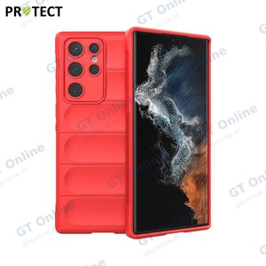 Coque de Protection IX008 PROTECT pour Samsung Galaxy S22 Ultra S908 Rouge