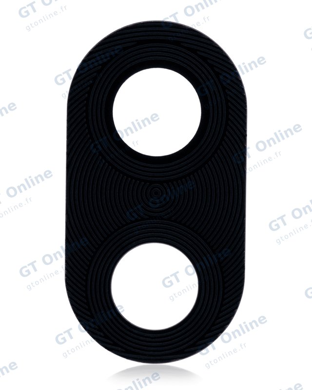 Vitre de caméra arrière pour Motorola Moto G7 Play (XT1952 / 2019) (noir)