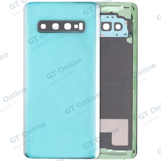 Vitre arrière pour Samsung Galaxy S10 (pack service origine, vert Prism)