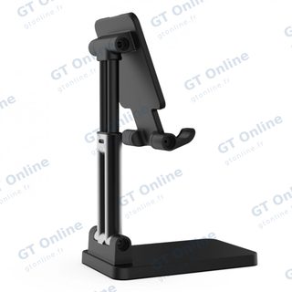 Support de bureau pliable à double axe pour smartphone JELLICO PH22 — noir