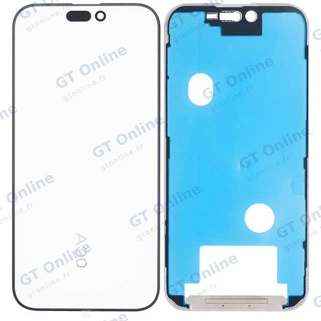 Vitre d’écran avec OCA pour Apple iPhone 16 Pro Max (OCA Master)