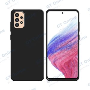 Coque Silicone Compatible pour Samsung Galaxy A53 5G A536 (#3) Noir